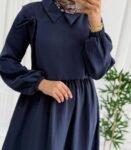 فستان موسلين خريفي ربيعي