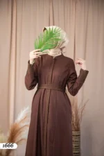 فستان يونفيكت بتطريز وسطي وسحاب بالكم