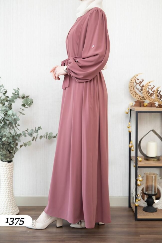 عباية ايبيك مع شغل تطريز يدوي بارز