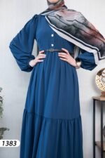 فستان مدينه صيفي هاديء لطيف