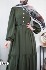 فستان مدينه صيفي هاديء لطيف