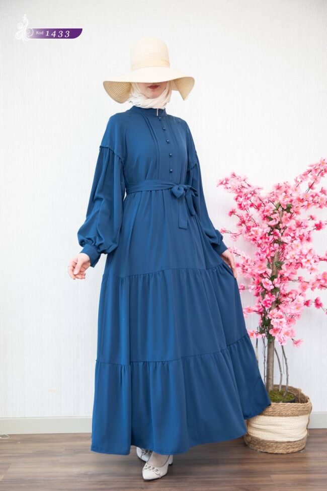 فستان مدينه صيفي بتصميم لطيف