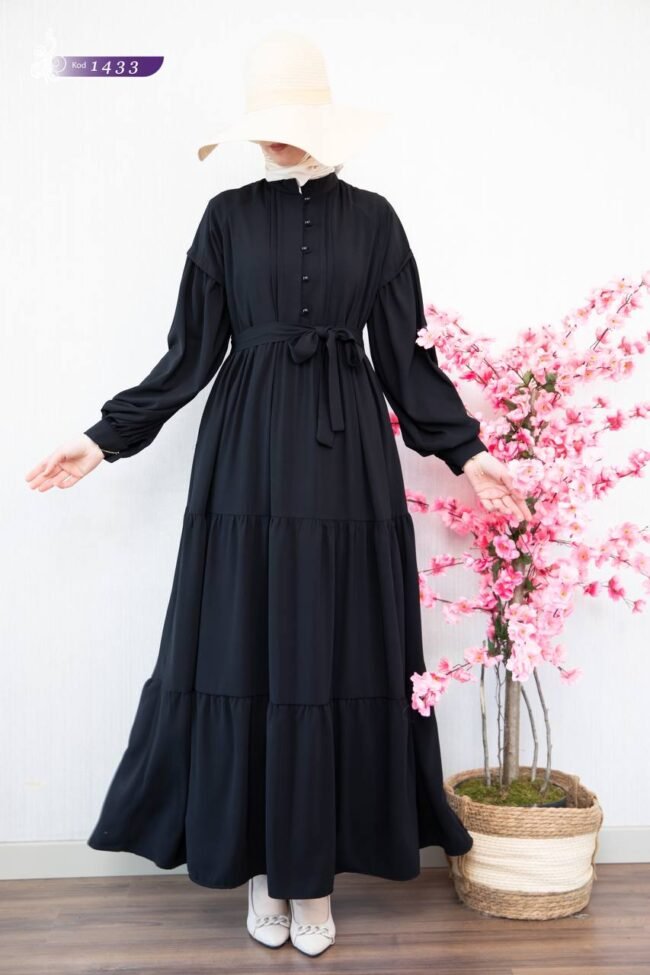 فستان مدينه صيفي بتصميم لطيف