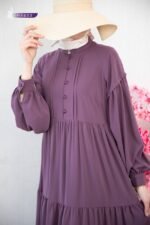 فستان مدينه صيفي بتصميم لطيف