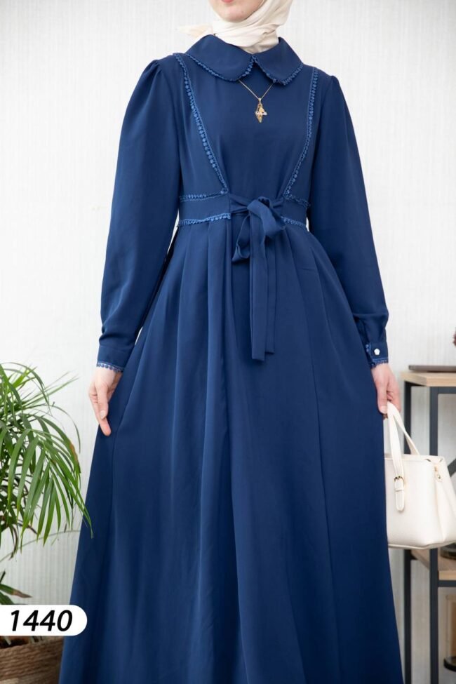 فستان ليندا ربيعي صيفي بألوان هادئة