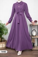 فستان ليندا ربيعي صيفي بألوان هادئة