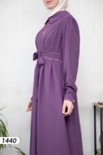 فستان ليندا ربيعي صيفي بألوان هادئة