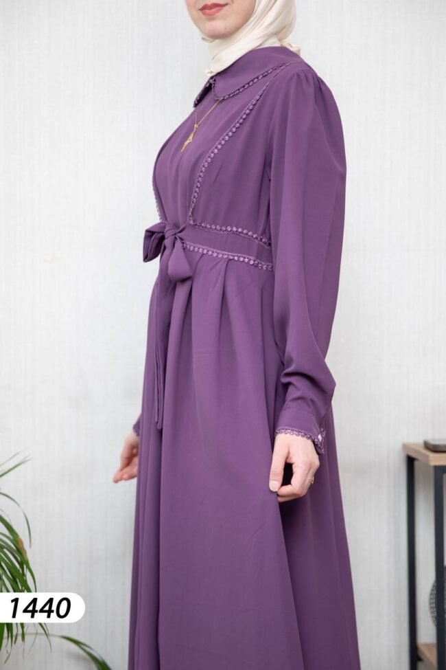 فستان ليندا ربيعي صيفي بألوان هادئة