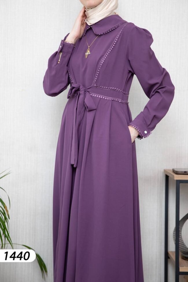 فستان ليندا ربيعي صيفي بألوان هادئة