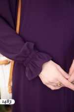 فستان مدينه برباط جانبي