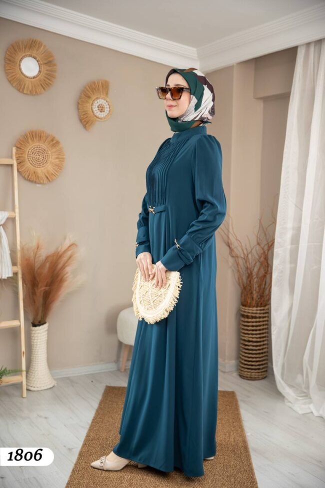 فستان مدينه هاديء لطيف