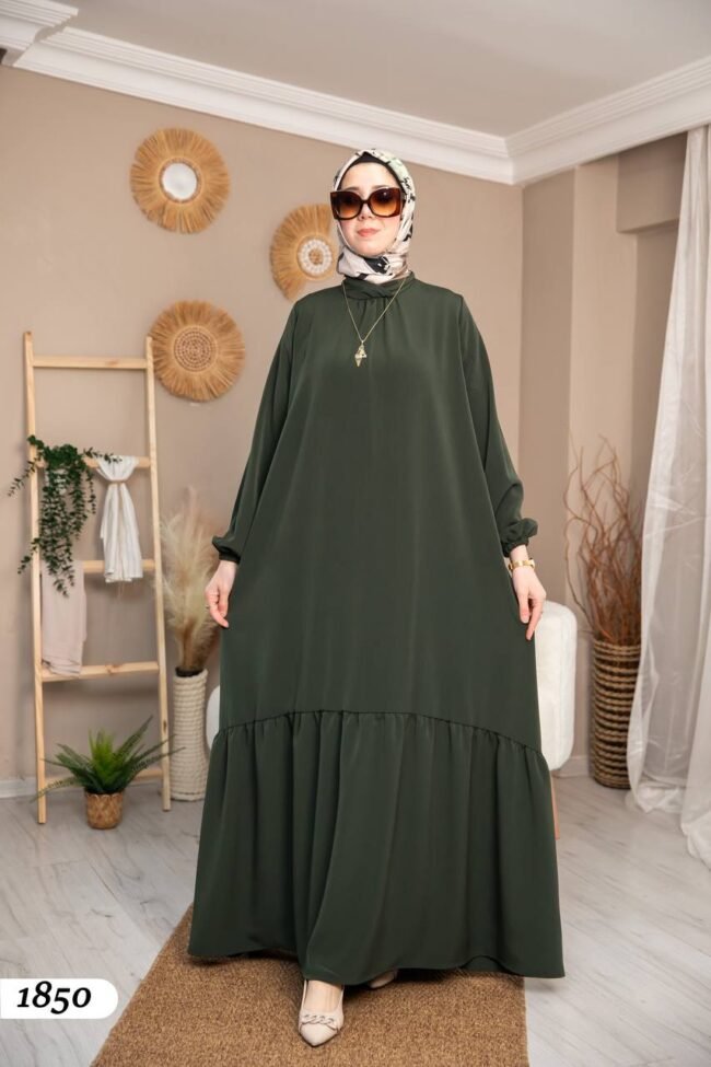 فستان استرا فضفاض بتصميم خراافي