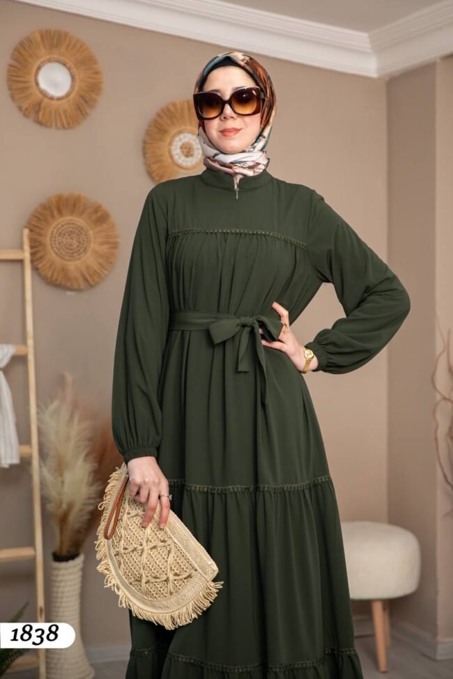 فستان مدينه صيفي بألوان جميلة