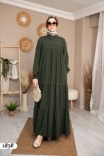 فستان مدينه صيفي بألوان جميلة