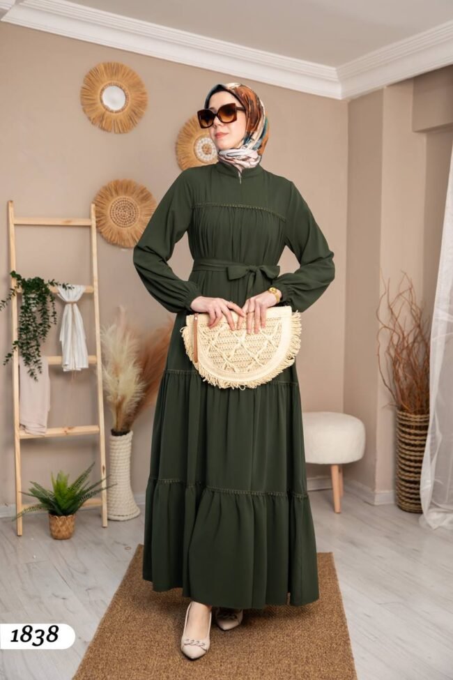 فستان مدينه صيفي بألوان جميلة