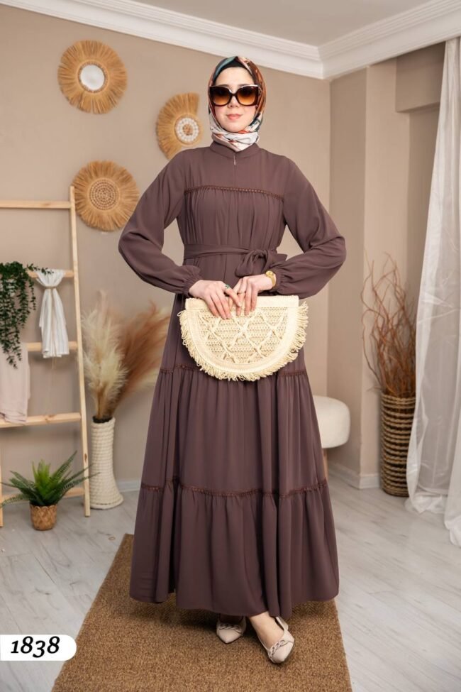 فستان مدينه صيفي بألوان جميلة