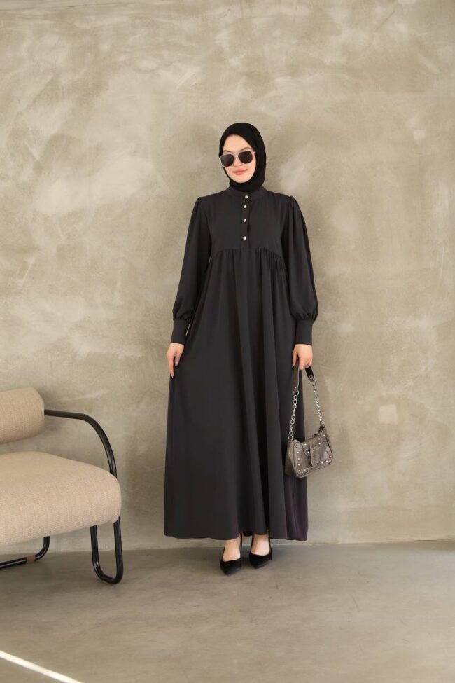 فستان مدينه ايبيك صيفي هاديء