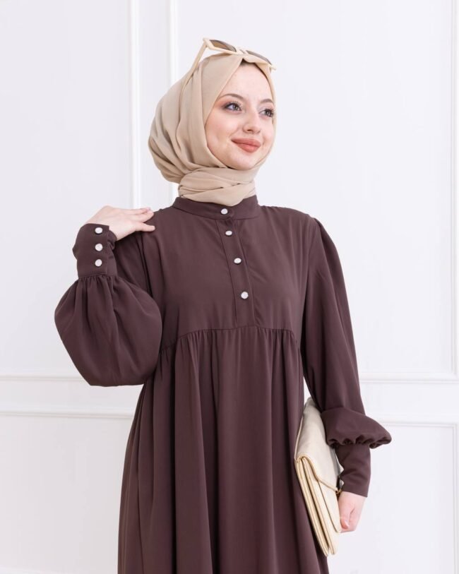 فستان مدينه ايبيك صيفي هاديء