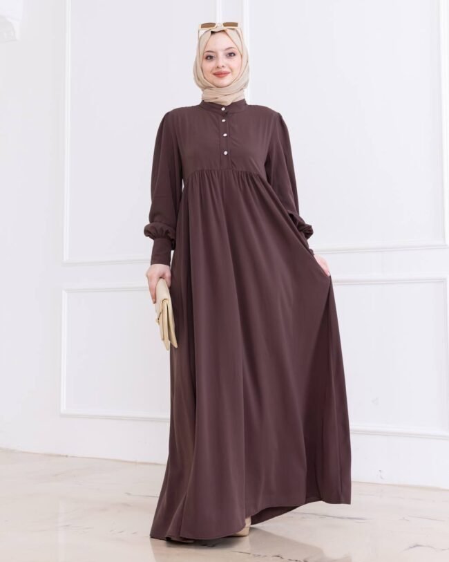 فستان مدينه ايبيك صيفي هاديء