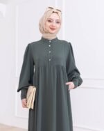 فستان مدينه ايبيك صيفي هاديء