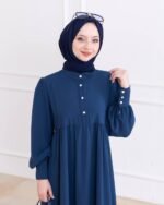 فستان مدينه ايبيك صيفي هاديء