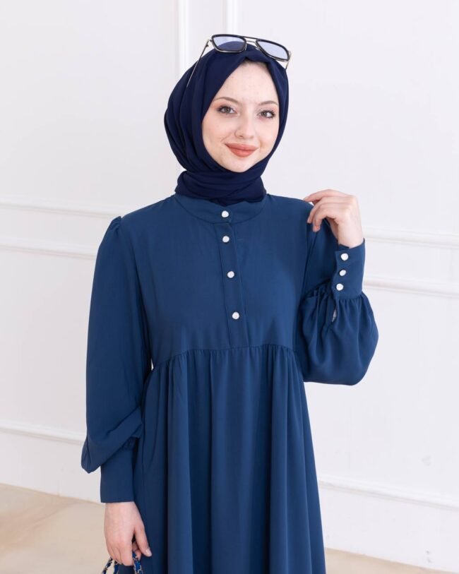 فستان مدينه ايبيك صيفي هاديء