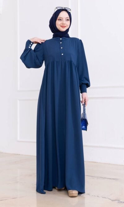 فستان مدينه ايبيك صيفي هاديء