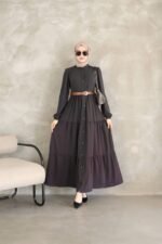 فستان مدينه كلاسيك لطيف وهاديء