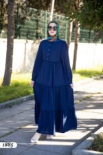 فستان هادئ بقماش ليندا الربيعي