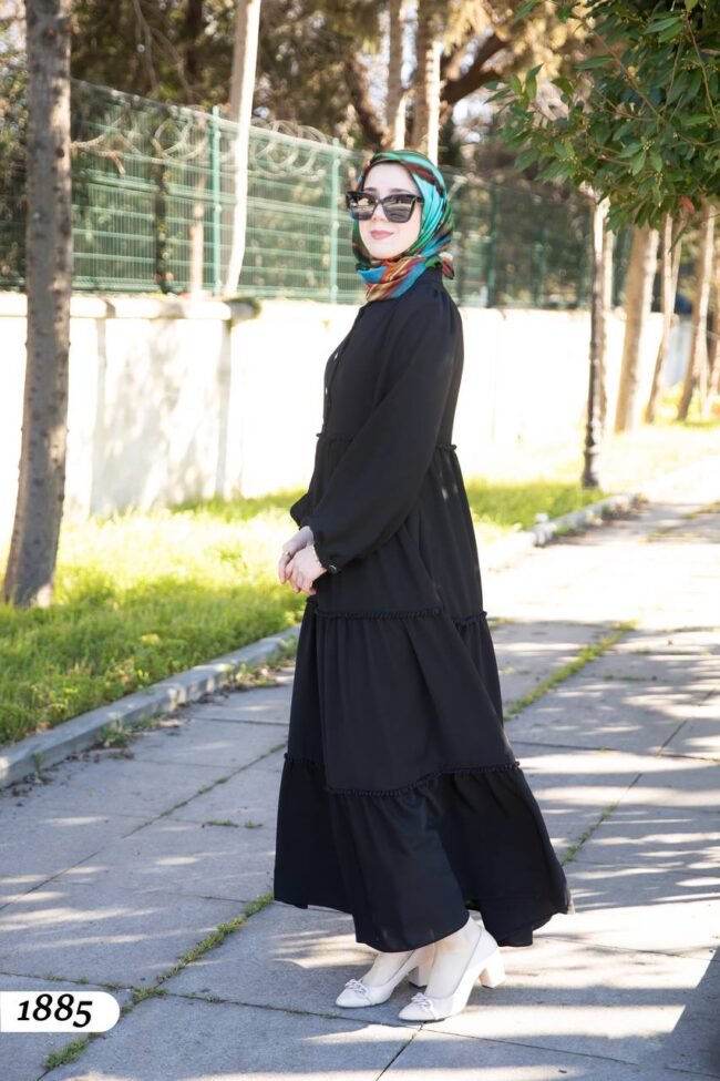 فستان هادئ بقماش ليندا الربيعي