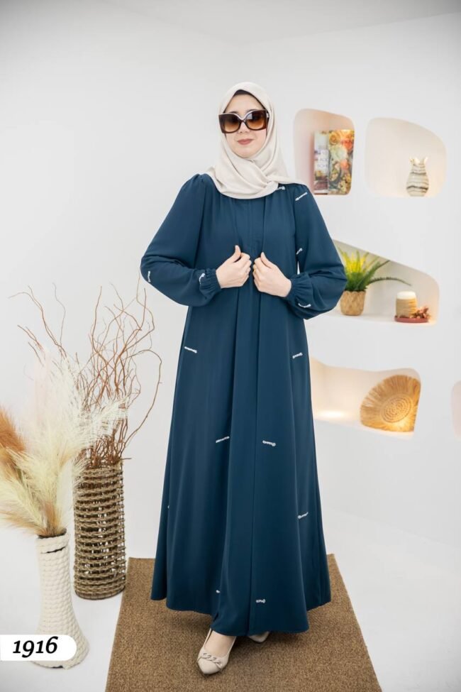 عباية مدينه صيفية بتطريزات كريستال