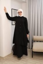 طقم مدينه صيفي تنورة وقميص طويل