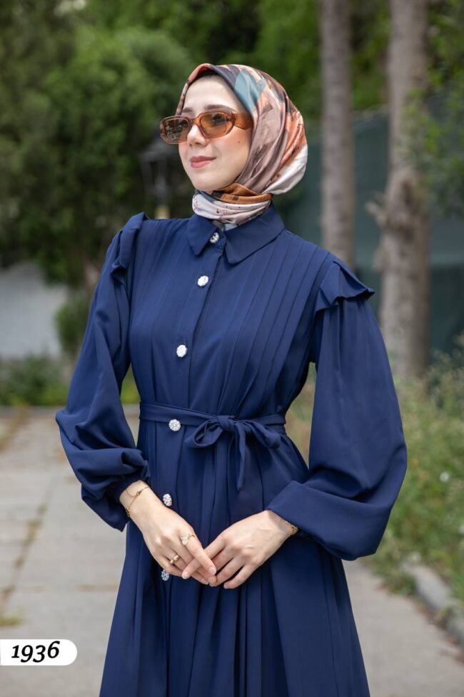 فستان مدينه صيفي بتصميم جديد