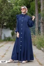 فستان مدينه صيفي بتصميم جديد