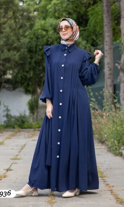 فستان مدينه صيفي بتصميم جديد