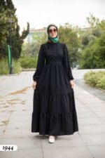 فستان ليندا ربيعي مطرز