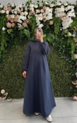 قفطان 3خيطان شتوي الوان سادة