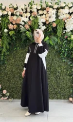 قفطان ايبليك 3خيطان باللون الرمادي على الجانبين