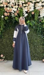 قفطان ايبليك 3خيطان باللون الرمادي على الجانبين