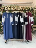 قفطان ايبليك 3خيطان باللون الرمادي على الجانبين