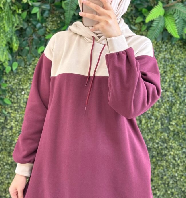 قفطان فوتر شتوي مزدوج الالوان