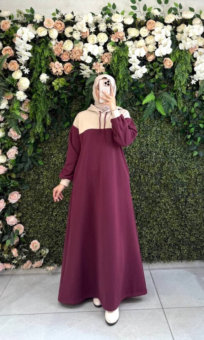 قفطان فوتر شتوي مزدوج الالوان