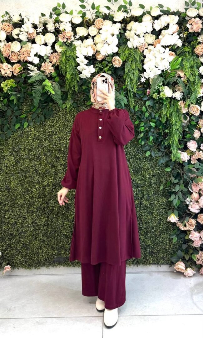 طقم تريكو شتوي بألوان مميزة