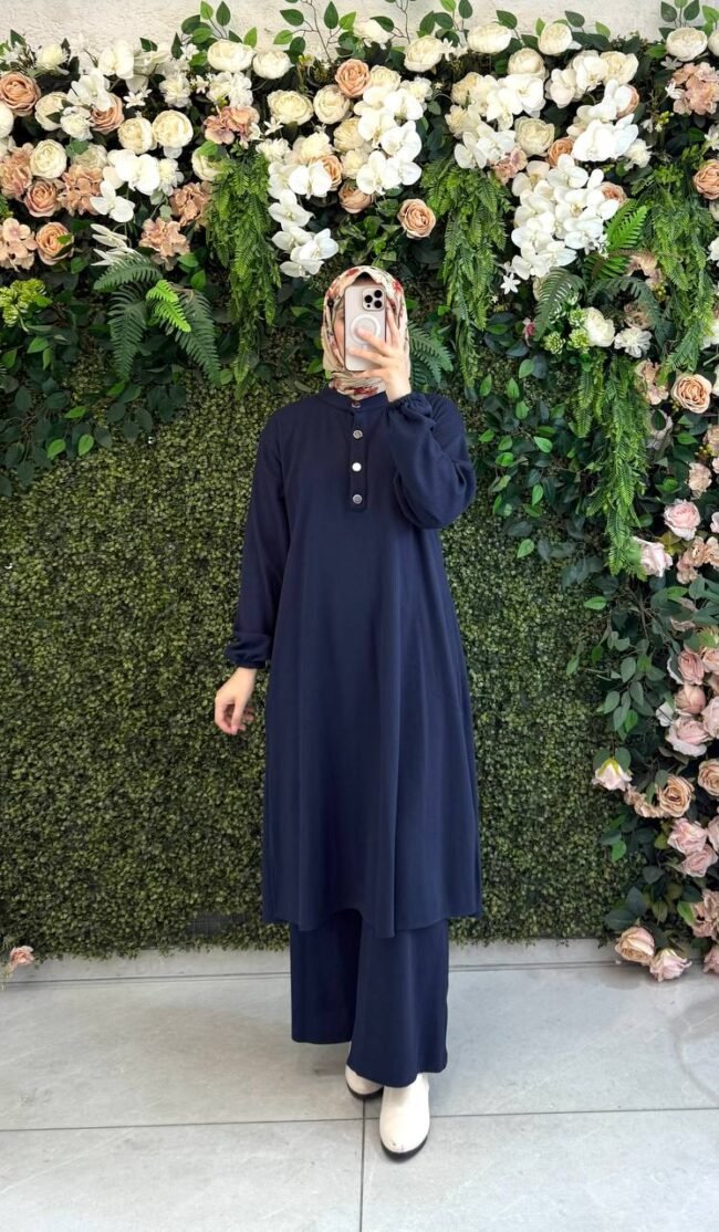 طقم تريكو شتوي بألوان مميزة