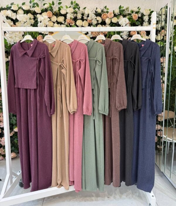 فستان بولي فيزكون ربيعي جميل