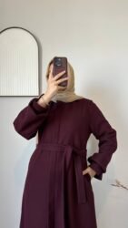 جلباب كاشمير تصميم جديد مع سحاب