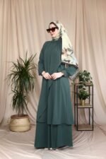 طقم مدينه قطعتين قميص وتنورة