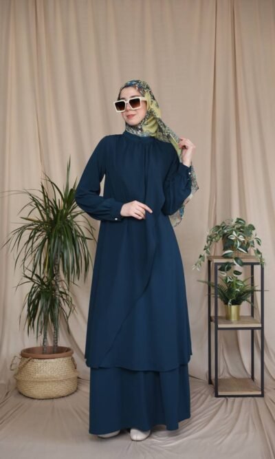 طقم مدينه قطعتين قميص وتنورة