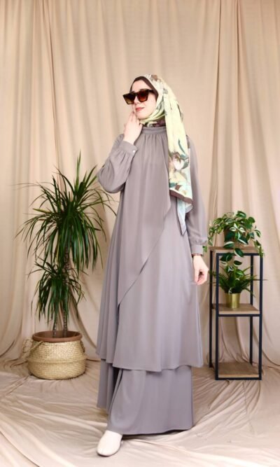 طقم مدينه قطعتين قميص وتنورة