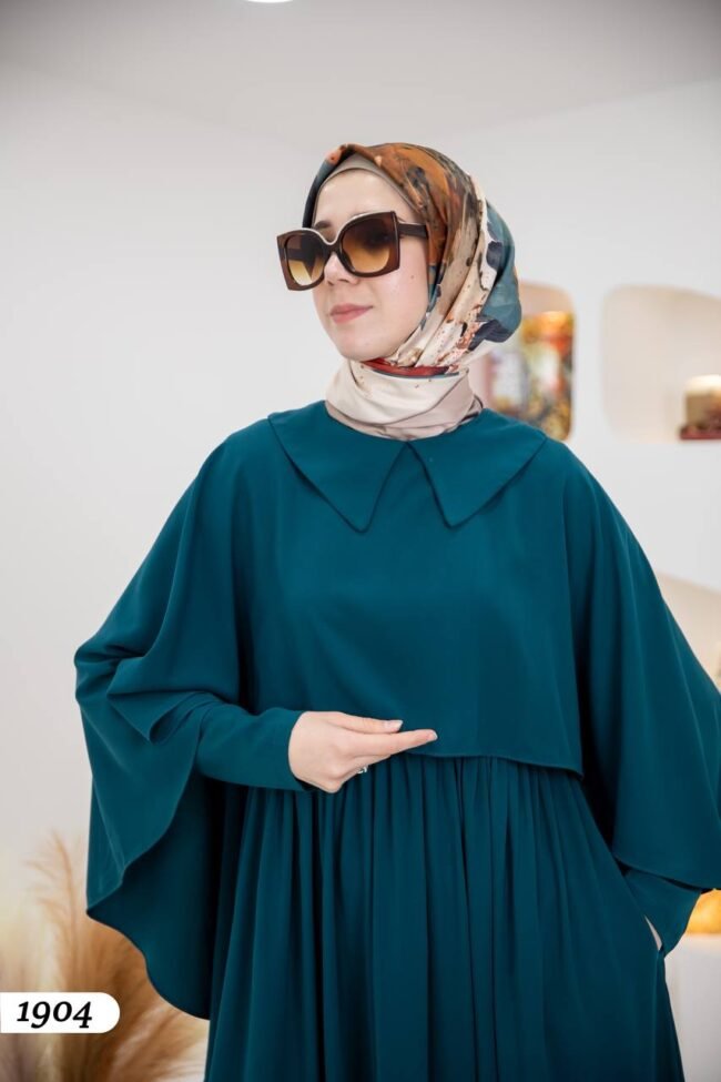 فستان مدينه ايبيك طويل بألوان جميلة